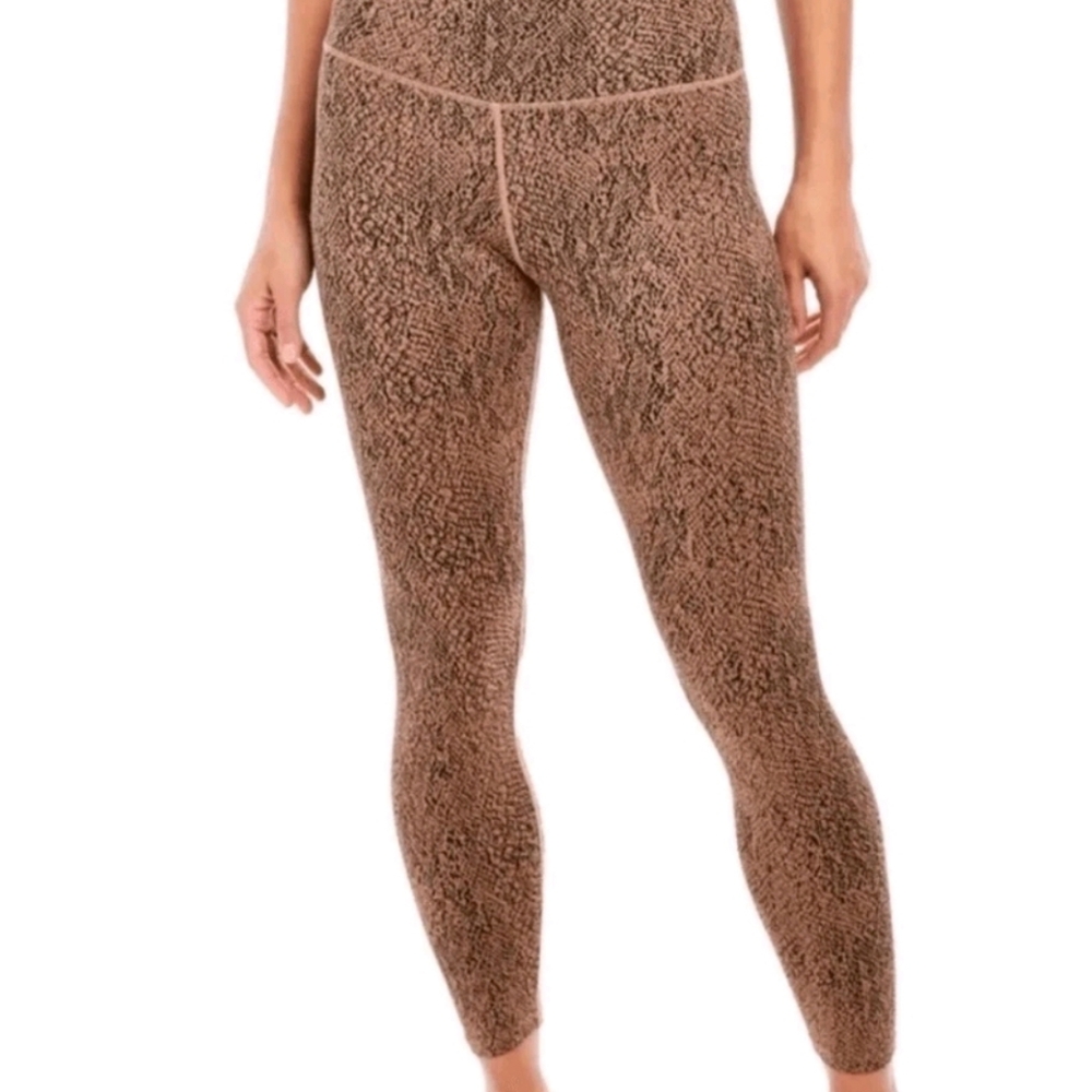 Sage Collective Python Animal Print Cropped Leggi… - image 1